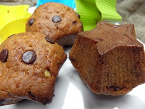 muffinki z czekoladą i skorka pomarańczowa